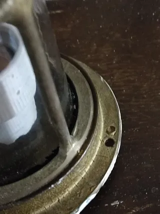 Lámpara Bronce Barco con Tulipa