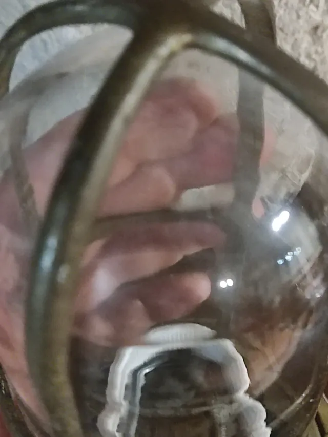 Lámpara Bronce Barco con Tulipa