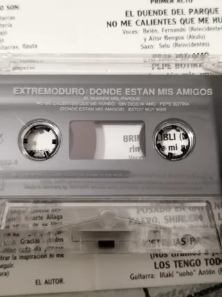 Extremoduro Donde están mis amigos Cassette