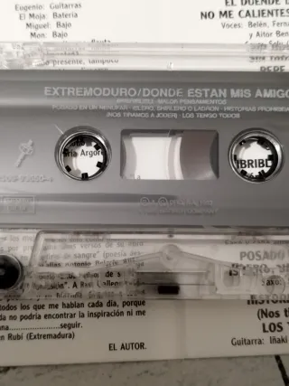 Extremoduro Donde están mis amigos Cassette