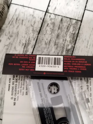 Extremoduro Donde están mis amigos Cassette