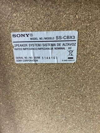 Minicadena Sony HCD-CBX3