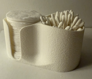 Suporte Discos e Cotonetes - 3D