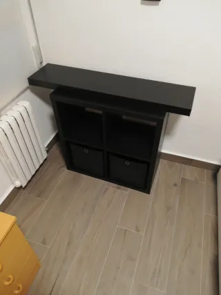 Balda Estantería Lack Negra IKEA