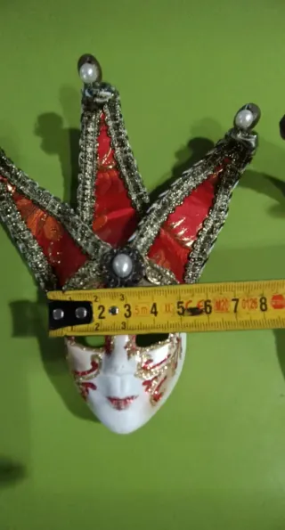 Máscaras Venecianas Rojas y Rosas