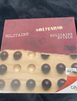 Juego Solitario Madera