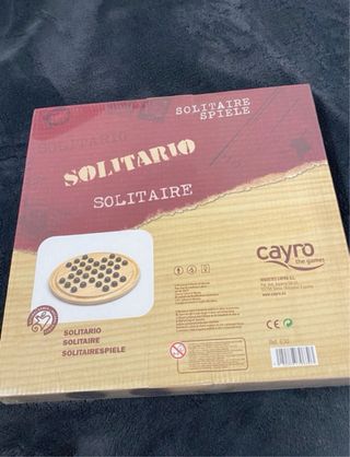 Juego Solitario Madera