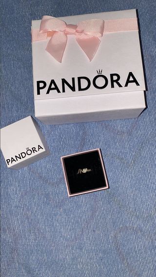 Anillo Pandora Corazón Plata