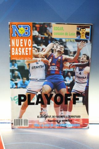 6 Revistas Baloncesto: Nuevo Basket 201-206, 1990-91.