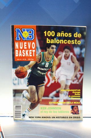 6 Revistas Baloncesto: Nuevo Basket 201-206, 1990-91.