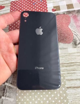 Vidrio Trasero iPhone XR Negro