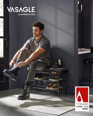 EKHO Colección - Banco Zapatero, Banco de Entrada y Dormitorio, Cubierta de PU con Costuras, Moderno de Mediados de Siglo, Capacidad 135 Kg, 30 X 80 X 50 Cm, Negro Tinta LSB054B01