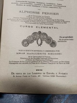 2 libros de estudios y escuela Lengua francesa + La literatura Francesa