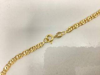 cadena oro 18k 30cm