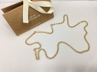 cadena oro 18k 30cm