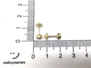 pendientes oro 18k con piedra