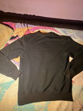 Sudadera DSQUARED2 Negra con Diseño Hoja