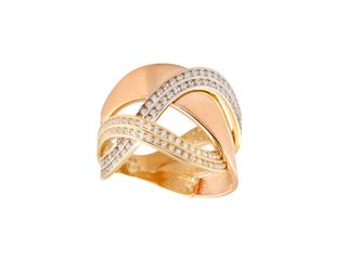 anillo oro 18k con piedra con circonita t. 4 (14,05 mm)