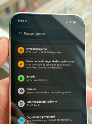 Google Pixel 9 Pro XL ( batería con solo 5 ciclos)