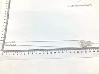 collar plata 925mm 18 5cm