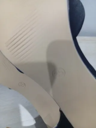 Sandalias tacón negras talla 35