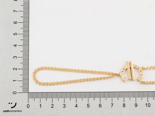 manita oro 18k con piedra con circonita