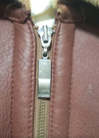 Chaqueta de piel J. Cabezón granate