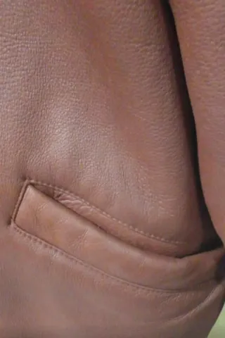 Chaqueta de piel J. Cabezón granate