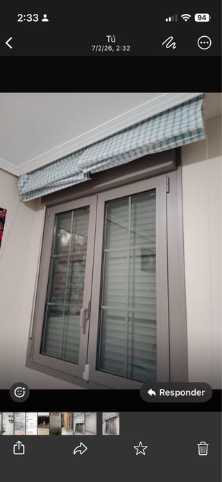 Estor ventana habitación infantil 160cm (2x80cm)