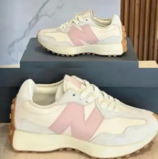 Deportivas Beige y Rosa