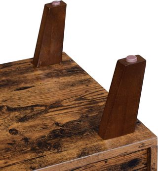 Mueble TV para Televisor de Hasta 60 Pulgadas, Armario para TV Con 2 Puertas, Estantes Ajustables, Largo 140 Cm, para Salón, Dormitorio, Marrón Vintage LTV027X01