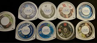 Lote de 9 UMDs de juegos PSP