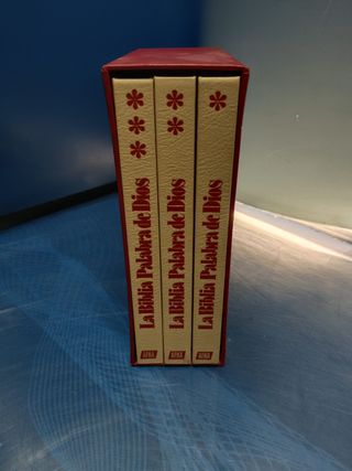 3 libros, LA BIBLIA PALABRA DE DIOS - AFHA. 1978
