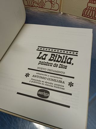 3 libros, LA BIBLIA PALABRA DE DIOS - AFHA. 1978