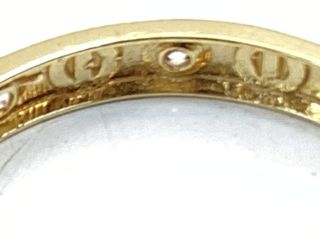 anillo oro 18k con piedra con circonita