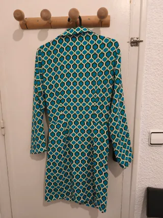 Vestido ZARA Estampado Geométrico Retro