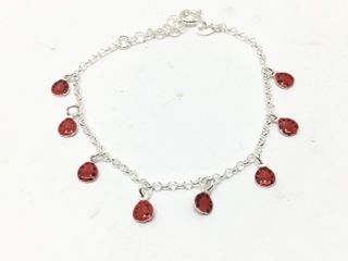 pulsera plata 925mm con piedra