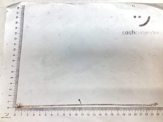 collar oro 18k con diamante de laboratorio 23cm