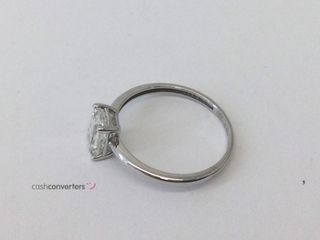 sortija oro 18k con piedra con diamante de laboratorio
