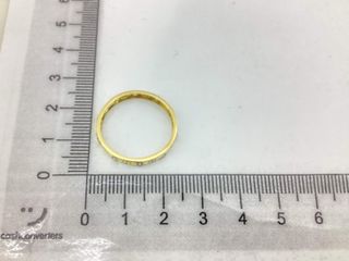 anillo oro 18k con piedra con circonita