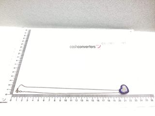 colgante oro 18k con piedra con diamante,zafiro