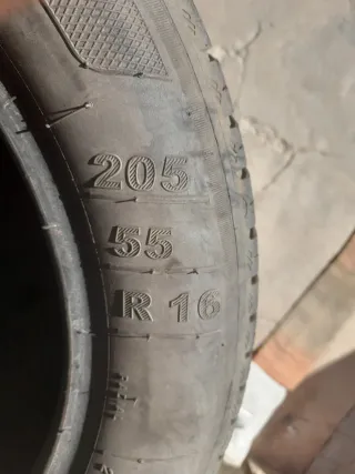 4 Neumáticos 205 55 16 91v en buen estado año 2023