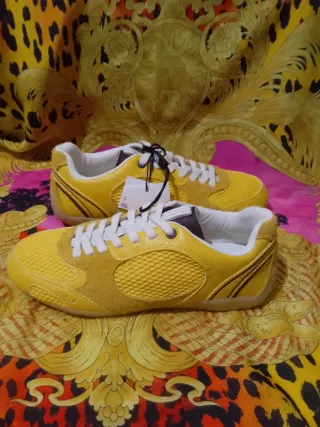 Deportivas Running Zara Tall 37 contrastes Amarill