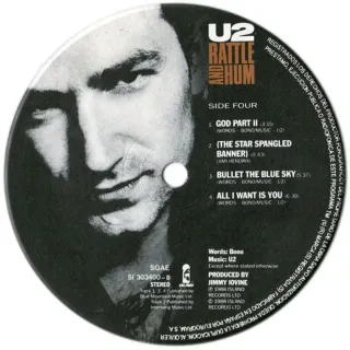 Vinilo U2 Rattle and Hum. (2 LP)