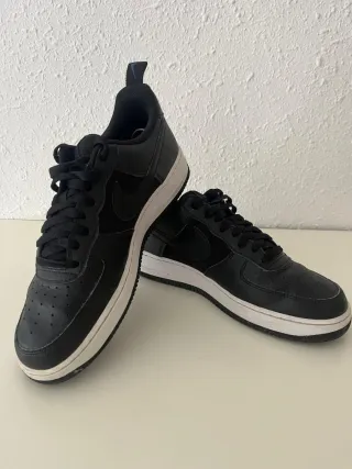 Zapatillas Nike Air Force Negras y Azules