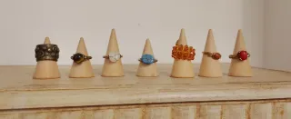 Anillos ajustables se venden por unidad