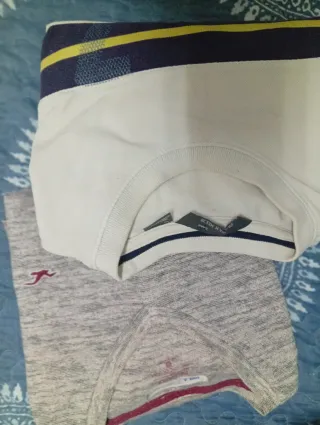 Lote 2 Camisetas Hollister y Zara Talla M