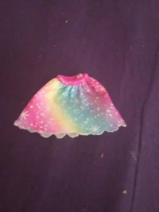 Muñeca Sirena con Cola y falda .Desmontable 9x3 cm