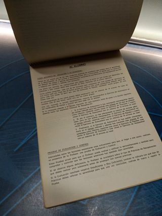 Libreta, cuaderno-Meca. Iniciación a la velocidad. Metodo Kuhnel, 1980