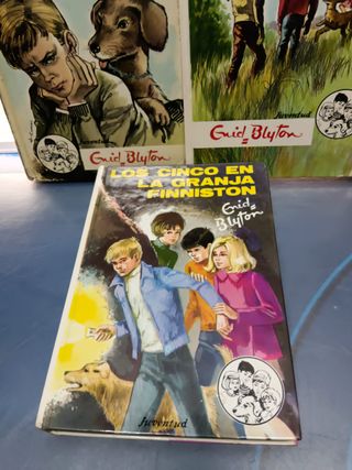 7 novelas de LOS CINCO, Enid Blyton, nº 25, 28, 30, 36, 37, 42 y 43